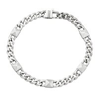 Armband Giovanni Raspini Herr GROUMETTE in Silber Onice 12395L